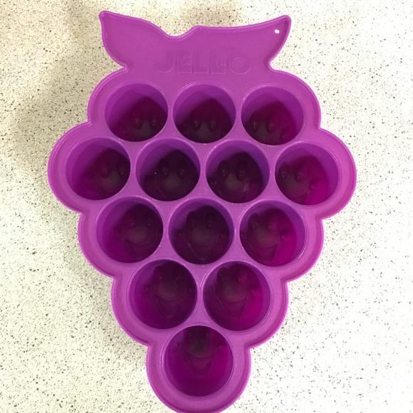 Vintage 90s jello jigglers mold mould happy face grapes kitchen - Picture 3 of 7